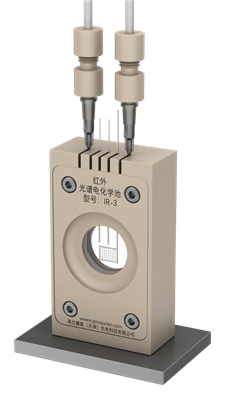 In-situ IR test cell (transmissive)